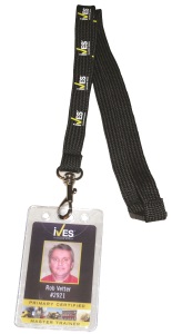 Neck Lanyard with ID Holder Vertical 1