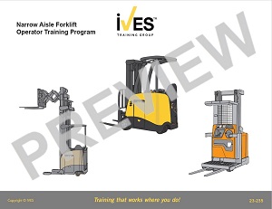 Narrow Aisle Forklift Digital Training Aid 1