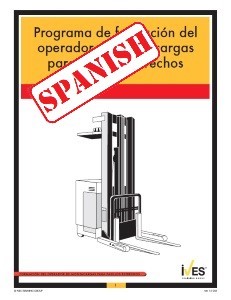 Digital Narrow Aisle Forklift Slide Presentation Spanish 1