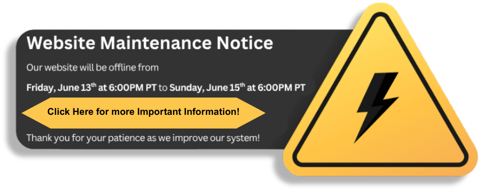 Website Maintenance Notice